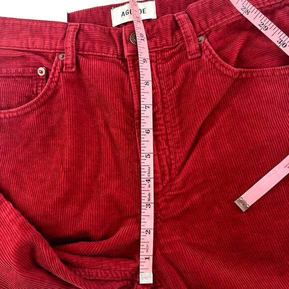 Agolde Brick Corduroy Mid Rise Kick Boot Jeans Size 27 - Picture 10 of 13